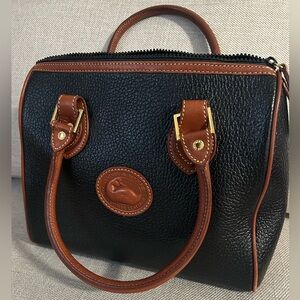 vintage Dooney & Bourke All-Weather Leather barrel satchel